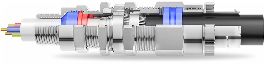 E1FCNF EX Type Explossion Proof Cable Gland 3D Diagram E1FCNF EX Type Explossion Proof Cable Gland 3D Diagram